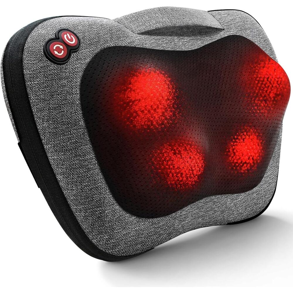 VIKTOR JURGEN Shiatsu Back Massager with Heat – Deep Tissue Massage for Neck,